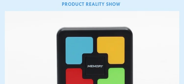 Память игры огни и звук Повторите мой мигающий Souptoys тренировки памяти электронная консоль головоломки антистрессовая игрушка