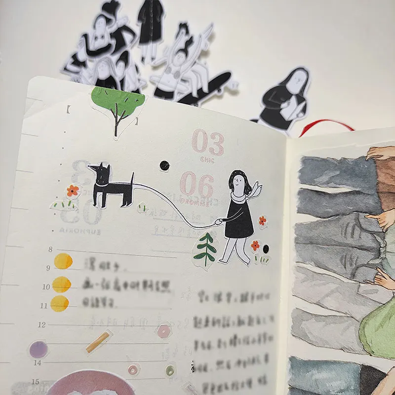 Стикер черный/белый в винтажном стиле 15 цветов Нью-Йорк для рукоделия