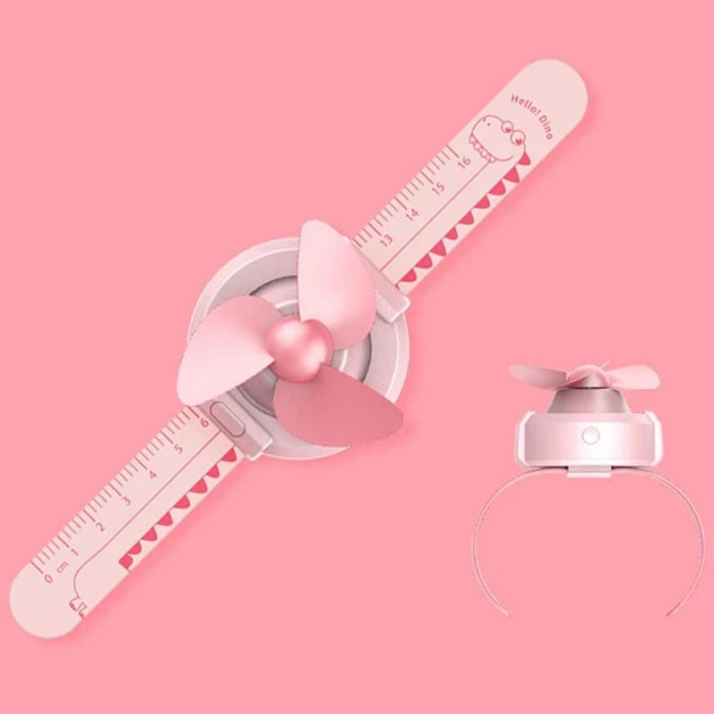 USB вентилятор с регулируемой линейкой наручные часы портативный мини 3
