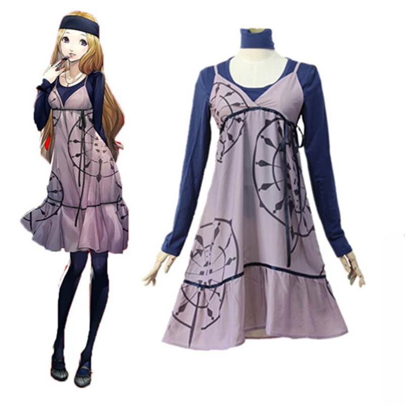 Костюм Persona 5 для косплея P5 Mifune Chihaya повседневная школьная форма Хеллоуина летнее