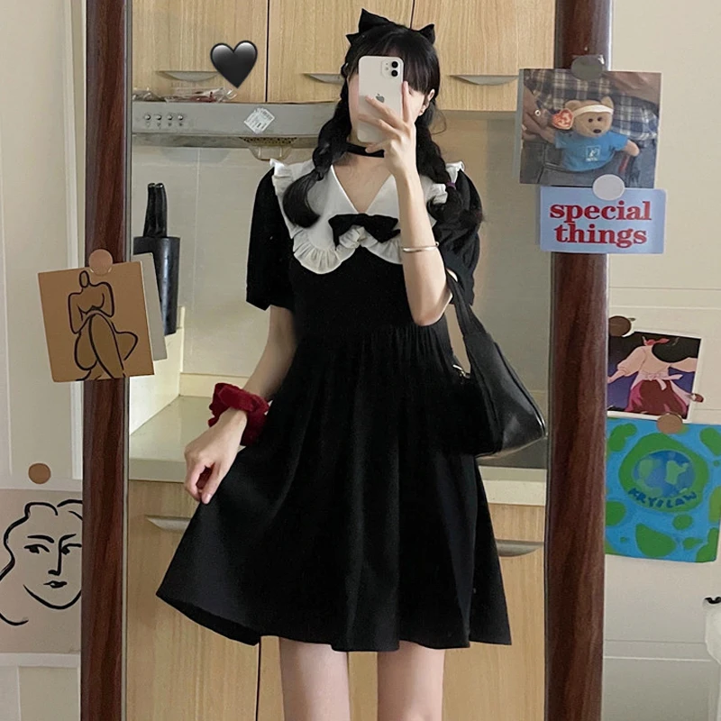 Женские ботинки больших Размеры платье с воротничком для куклы пухленьких