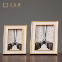 classic wood picture photo frame american style modern picture frames rectangle quadros decorativos home decoration bd50ff