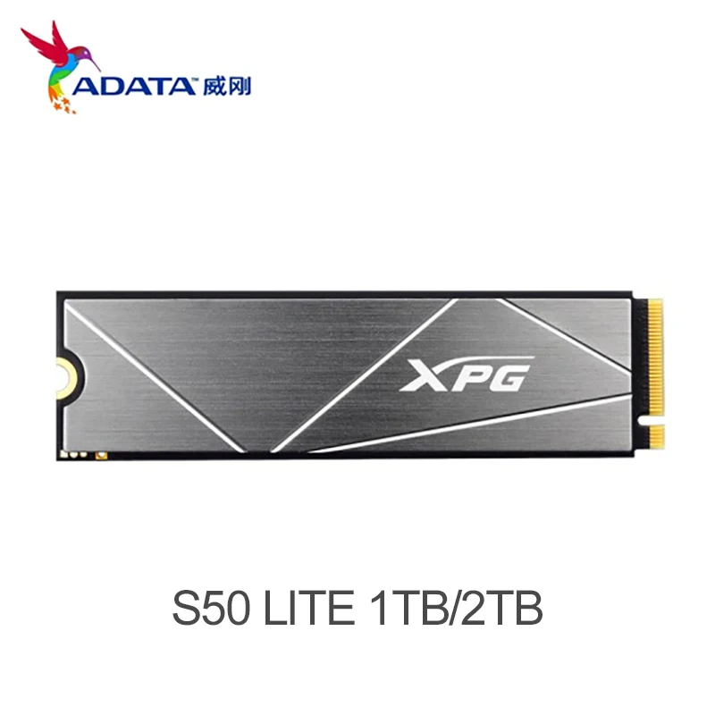   ADATA XPG GAMMIX S50 Lite PCIE GEN4X4 M.2 2280, 1  SSD 2 