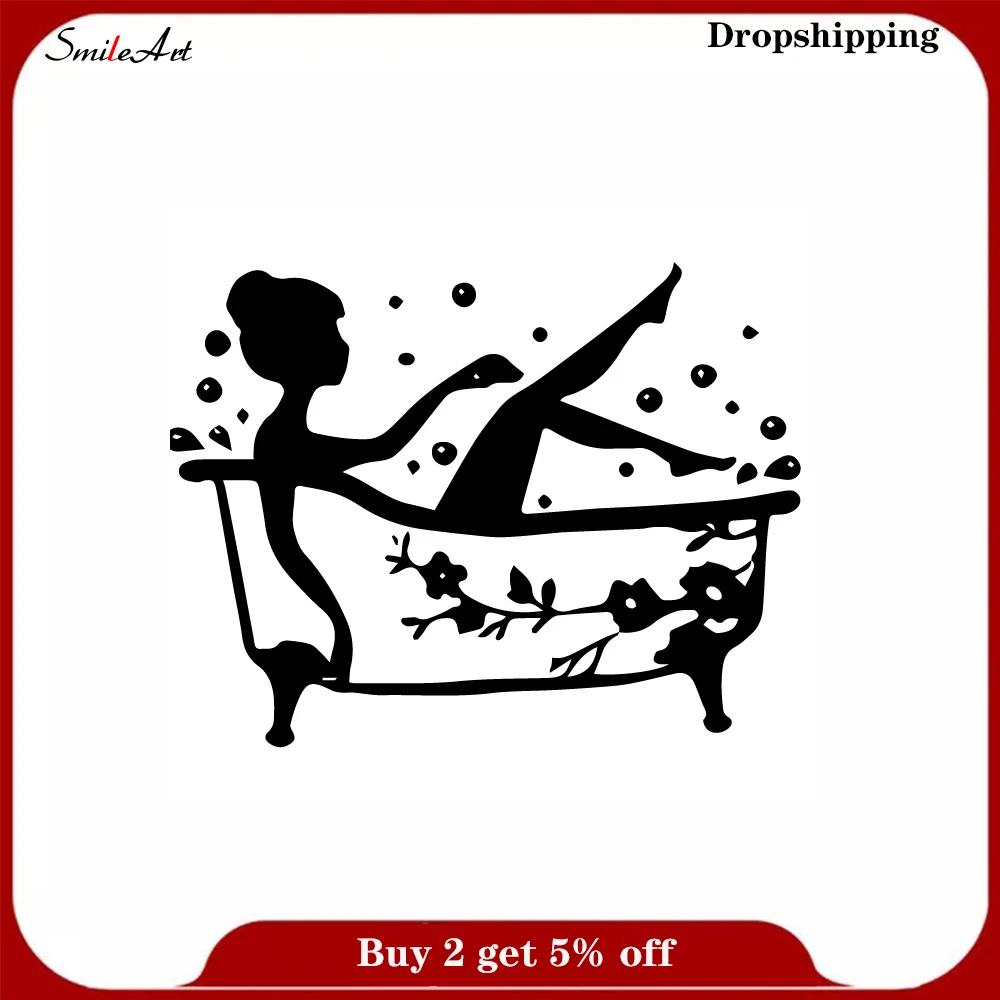 3D Наклейка на стену в ванную комнату домашний декор декоративная настенная