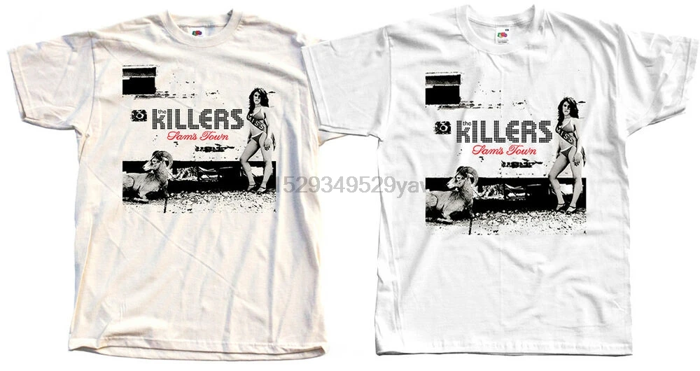The Killers - Sams Town футболка с изображением обложки альбома DTG (белый натуральный) S-5XL