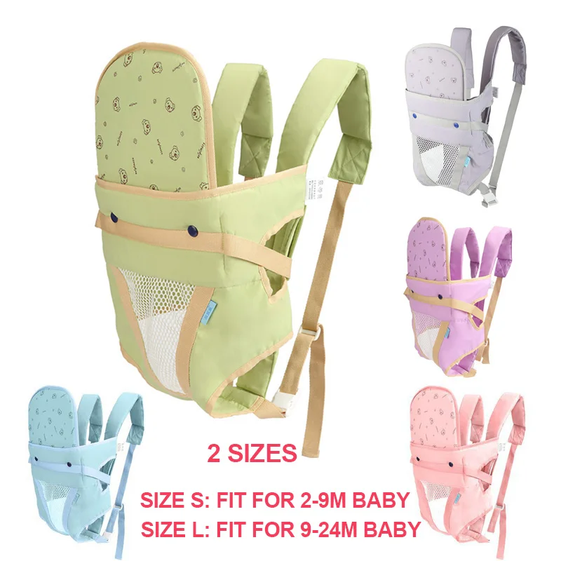 

Baby Carrier Breathable Front Facing Newborn Shoulder Sling Holder Backpack Wrap Kangaroo Pouch Baby