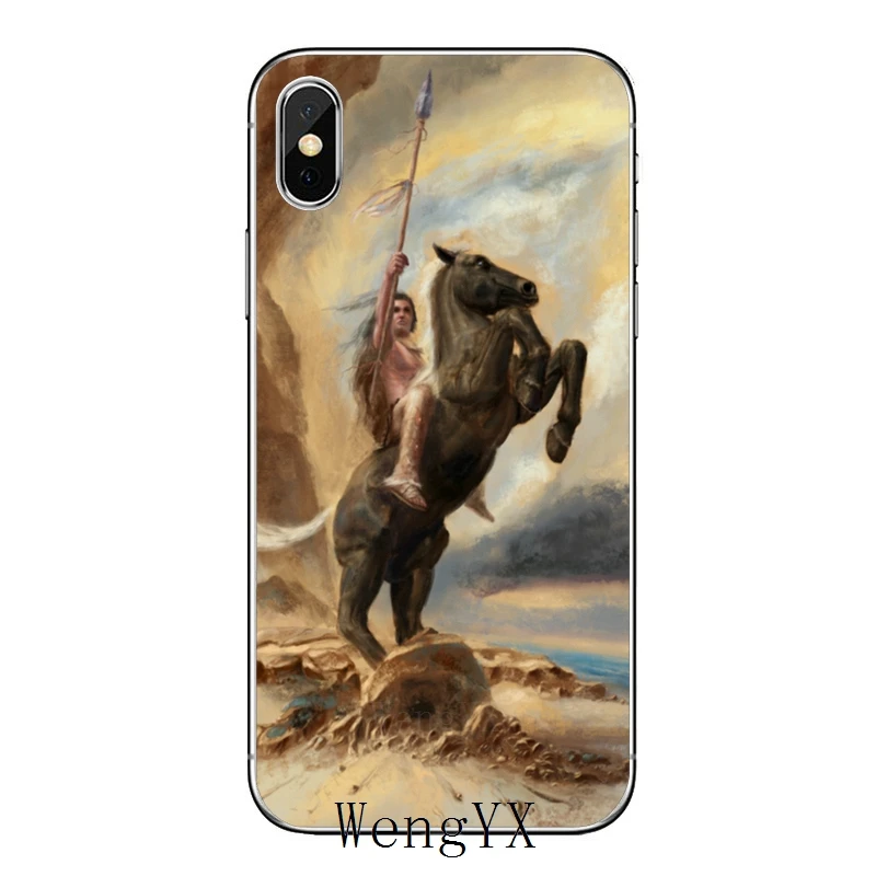 Акварельный рисунок лошади для iPhone 11 pro XR X XS Max 8 7 6s plus SE 5s 5c iPod Touch 5 6 Чехол|Бамперы| |