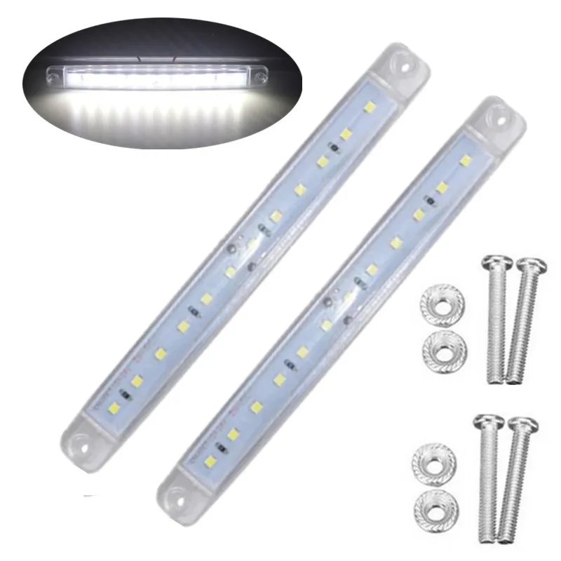 

2PCS 12LED Marker LED 24v Side Marker Trailer Ramp Trailer Lights Position Lights Trailer Parking Lights in 24v For Truck
