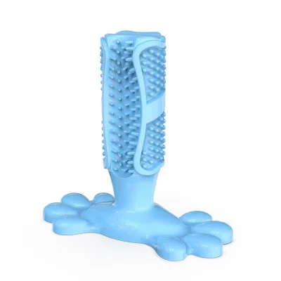 Sky Blue Зубная щетка для собак, игрушка для собак, Мятная жевательная игрушка для собак, игрушка для ухода за полостью рта, игрушка для чистки зубов, щетка для прорезывания зубов для собак - Цвет: Sky Blue