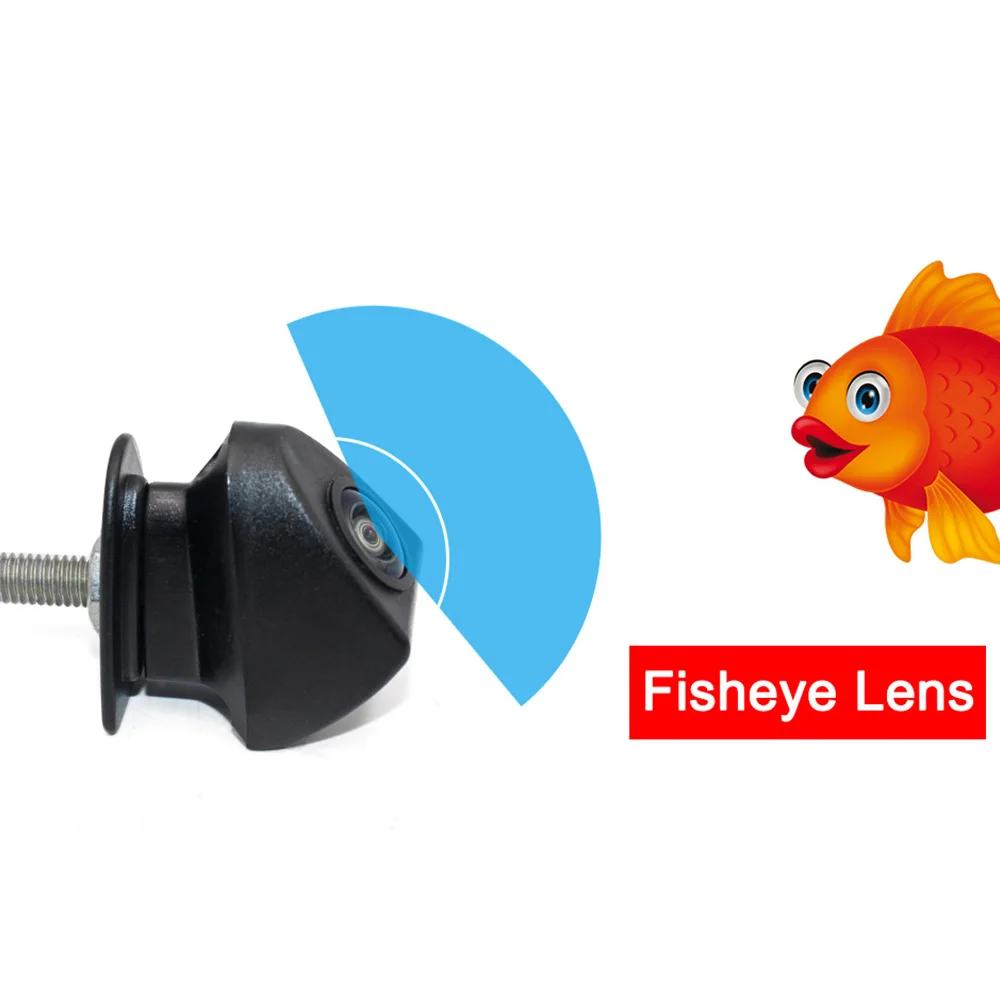 Камера рыбий глаз с логотипом Переднего Вида 180 градусов для