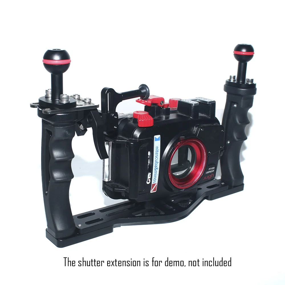 

Nitescuba NS10 Underwater camera Handle Tray rig Bracket Shutter Trigger for Gopro PT-059 Rx-100 Housing