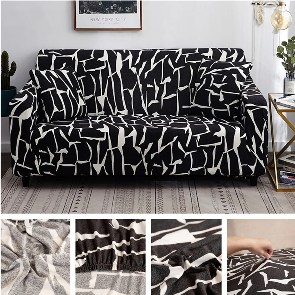 

Stretch Sofa Cover for Living Room Elastic Furniture Couch Slipcovers Chaise Longue Corner Sofa Cover
