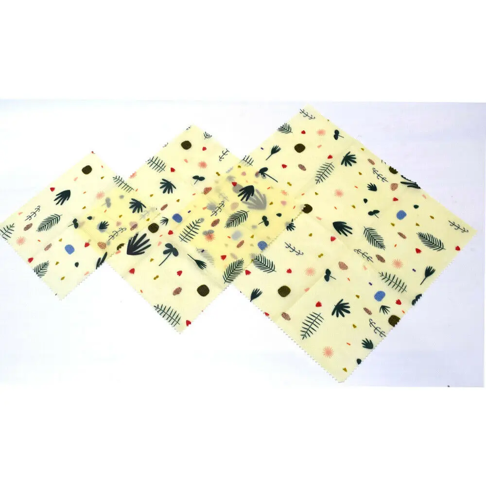 Ткань С Рисунком Листьев с визуальным прикосновением обертка из натурального