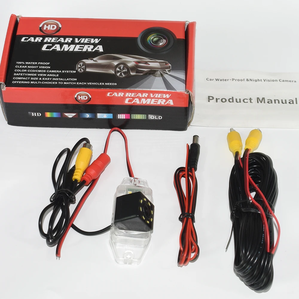 ZJCGO CCD Автомобильная камера заднего вида водонепроницаемая парковочная для TOYOTA