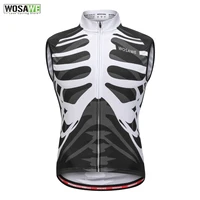 wosawe summer sleeveless cycling vest quick drying mtb clothing bicycle maillot ciclismo sportwear breathable bike clothes