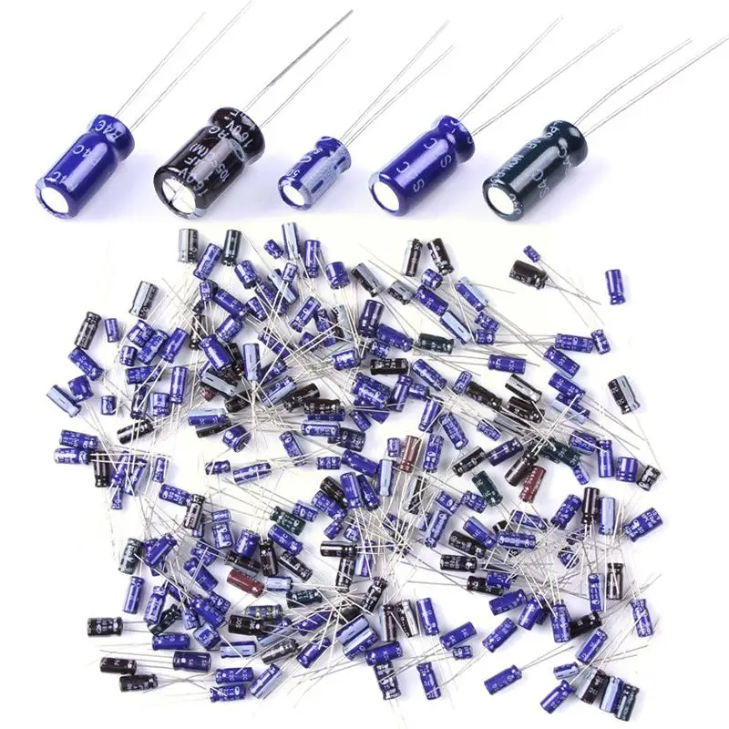 

120pcs/set 12 Values 0.22UF-470UF Aluminum Assortment Capacitor Pack Set Electrolytic Kit C9R4