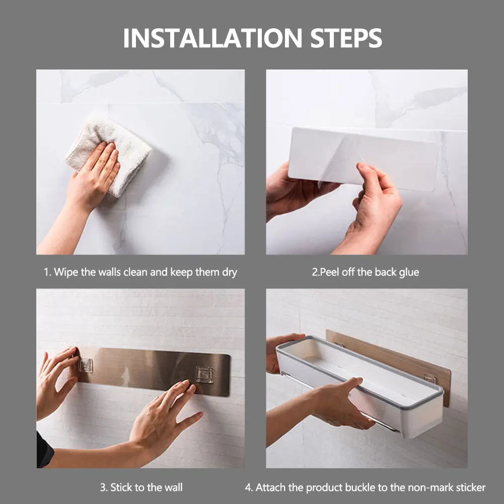 Полка для ванной комнаты настенная полка шампуня держатель душа кухонная