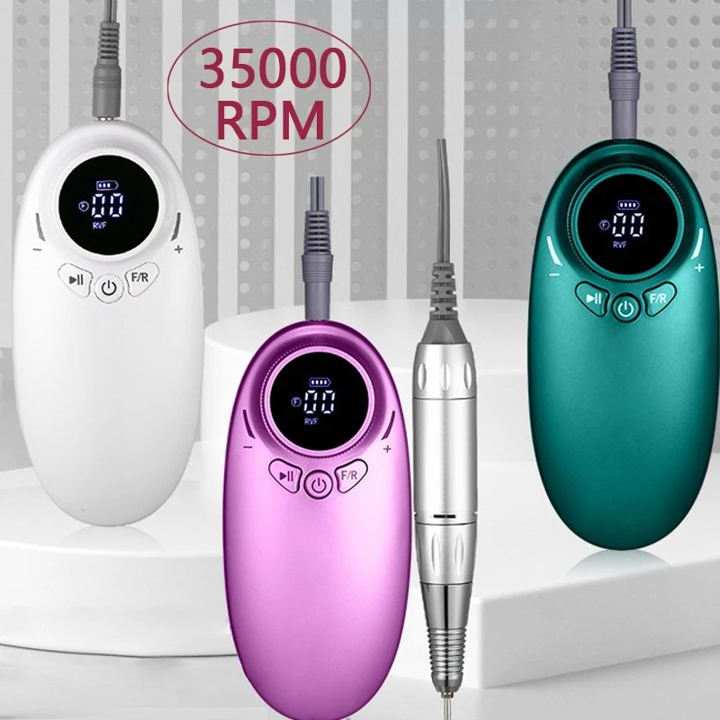 

Перезаряжаемый аппарат для маникюра и педикюра 35000, портативный аппарат для маникюра и педикюра, аппарат для удаления мозолей и кутикулы