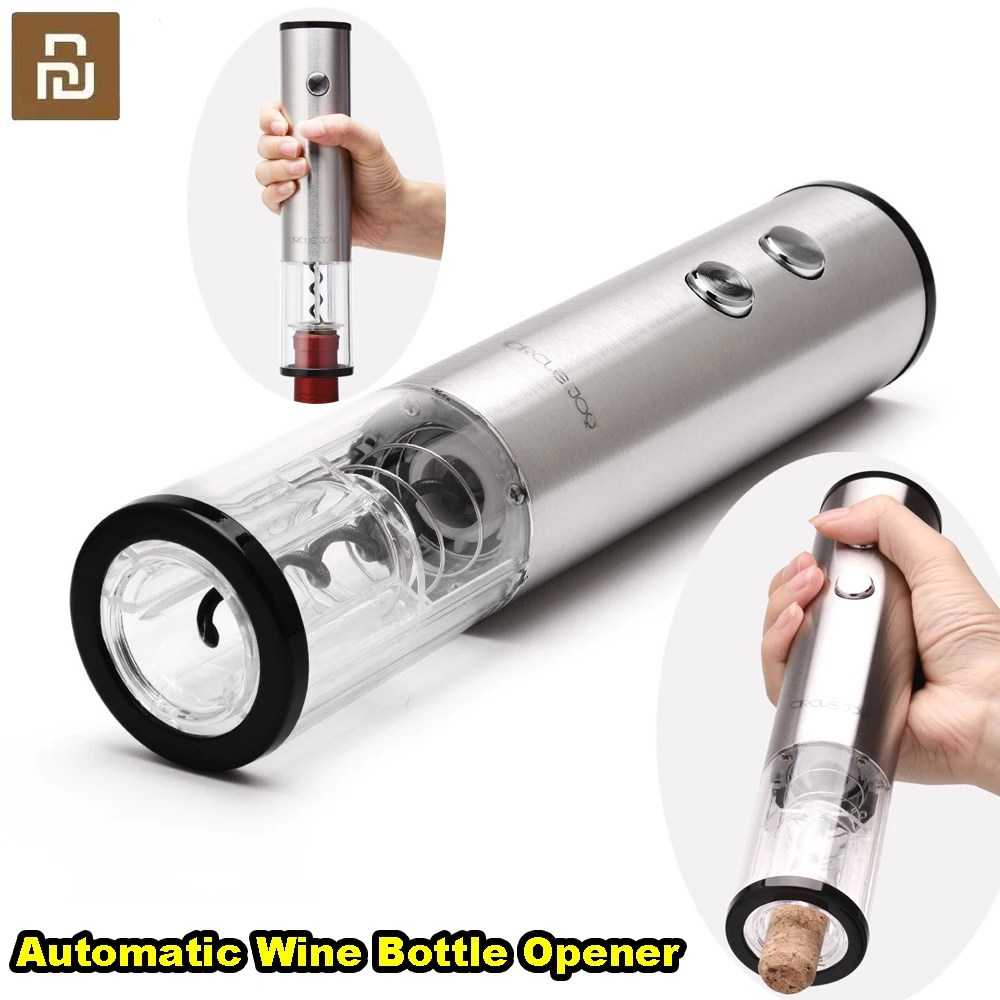 Youpin Circle Joy Автоматическая винная электрическая штопор из нержавеющей стали Умная