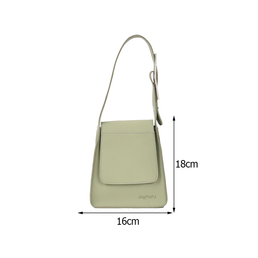 

Fashion Women Solid Color PU Leather Shoulder Bag Casual Ladies Small Handbags Purse Mini PU leather handbags