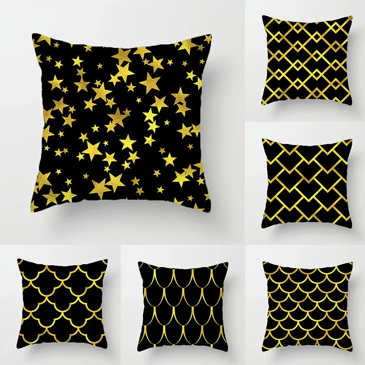 

Wish Popular Classic Geometric Stripes Pillow Cover 18x18in /45x45cm Office Home Sofa Cushion Lumbar Cushion Cover home decor