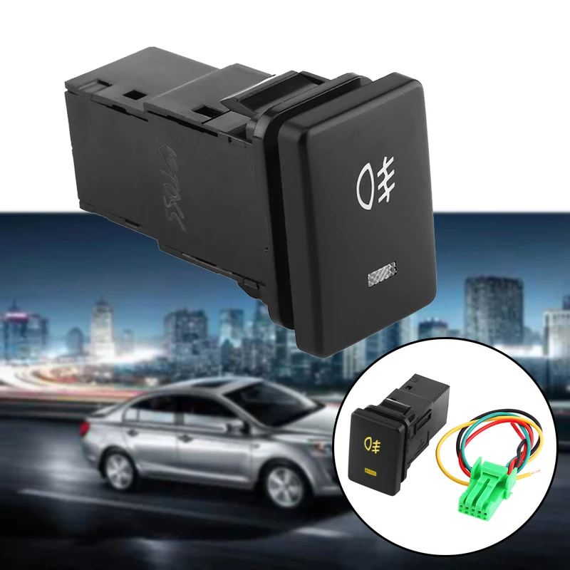 Переключатель противотуманных фар 12 В постоянного тока 4 провода переключатель