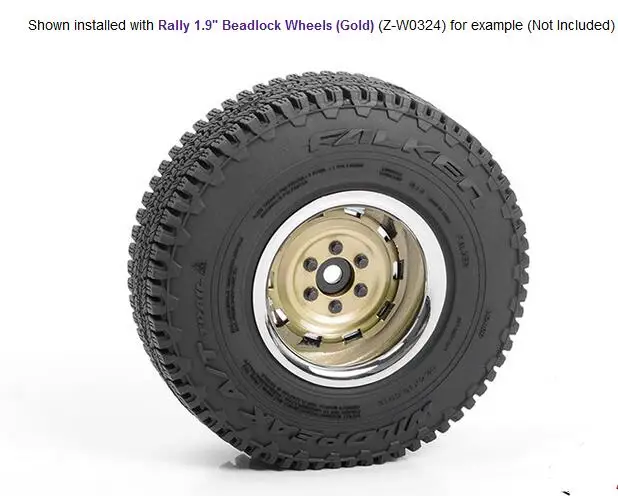 Радиоуправляемый гусеничный грузовик Falken Wildpeak A/T Trail 1/10 шины/колеса 1 9 мм масштаб