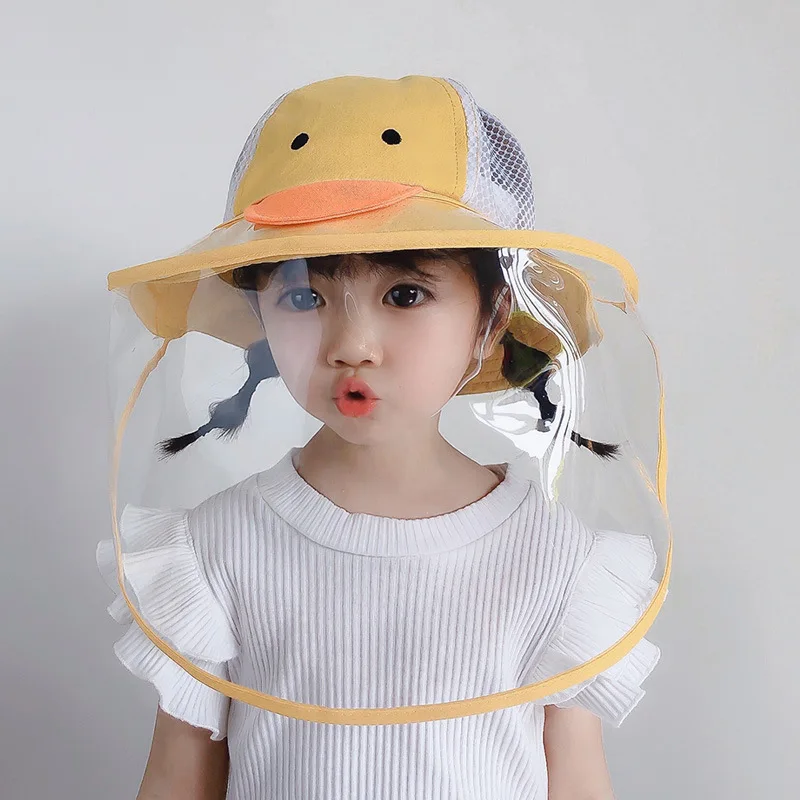 Летняя детская шапка маска для противовирусной защиты лица защита от срыгивания