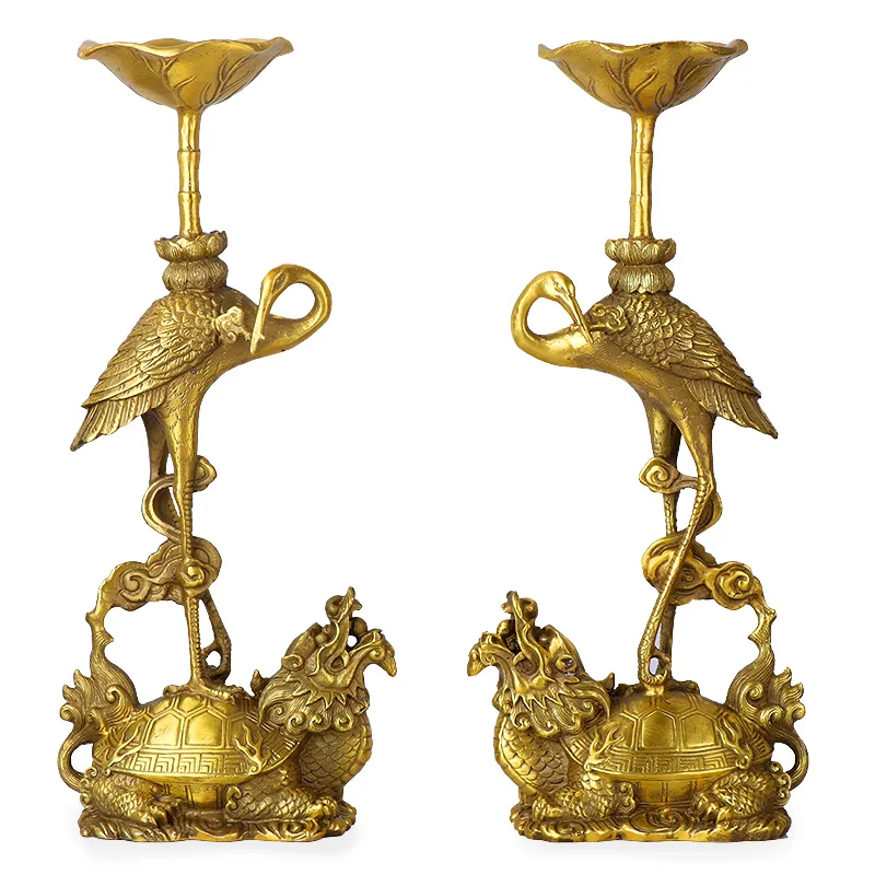 

Большой Подсвечник в виде животного, металлический китайский креативный подсвечник, украшение для гостиной, подсвечник DD60ZT