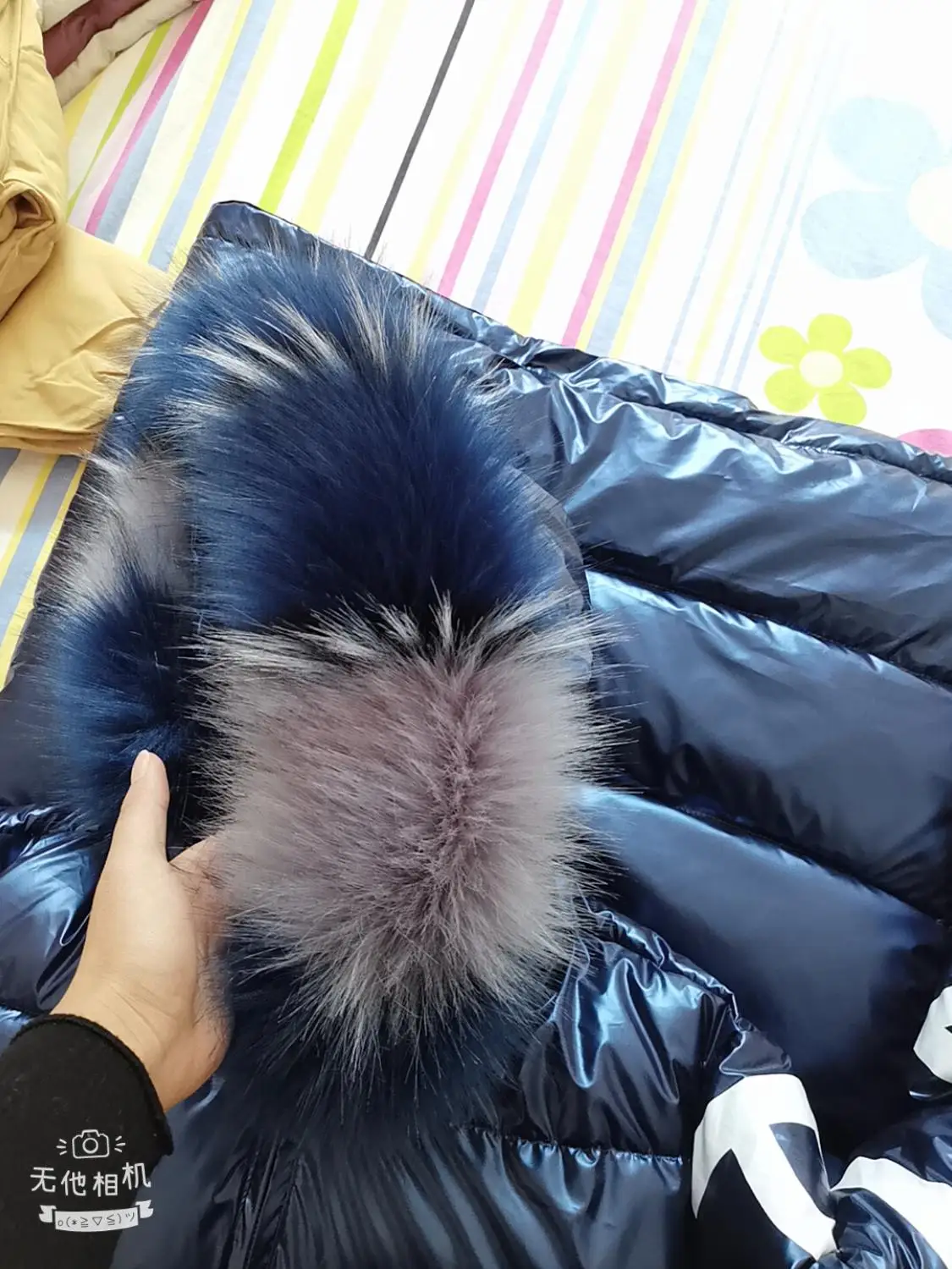 blue 20 ° Зимняя Толстая теплая парка с капюшоном, меховые куртки, женский пуховик, ветронепроницаемая Глянцевая Свободная Женская хлопковая куртка, верхняя одежда для девушек - Цвет: blue