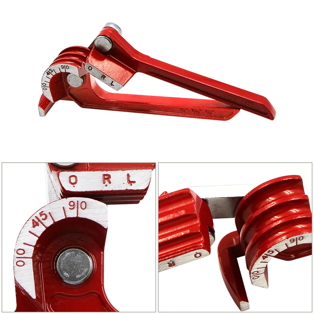 90 ° сверхмощный трубогиб изогнутые плоскогубцы 3 в 1 для сгибания 1/4 ”(6 35 мм) 5/16” (7