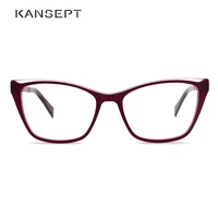 kansept acetate women glasses frame optical myopia prescription eyeglasses frame popular brand design for women mg6045
