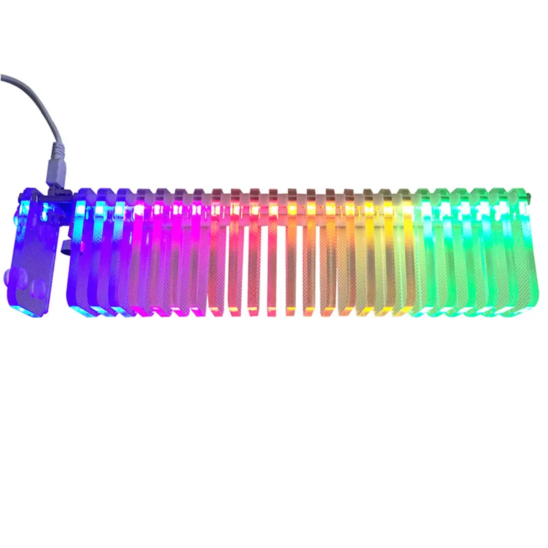 KS25 измеритель звука VU кристальная звуковая колонка уровня o светодиодный