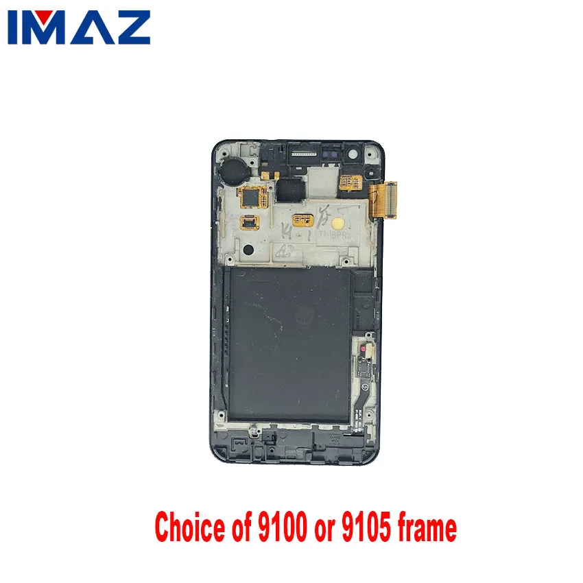 Оригинальный ЖК-дисплей IMAZ AMOLED S II 4 3 для Samsung Galaxy S2 I9100 с сенсорным экраном и