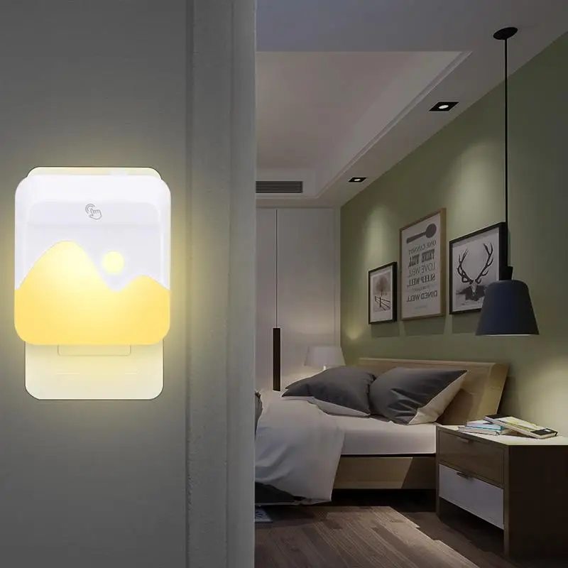 Экологичный ночсветильник с регулируемой яркостью из АБС прикроватная Ночная