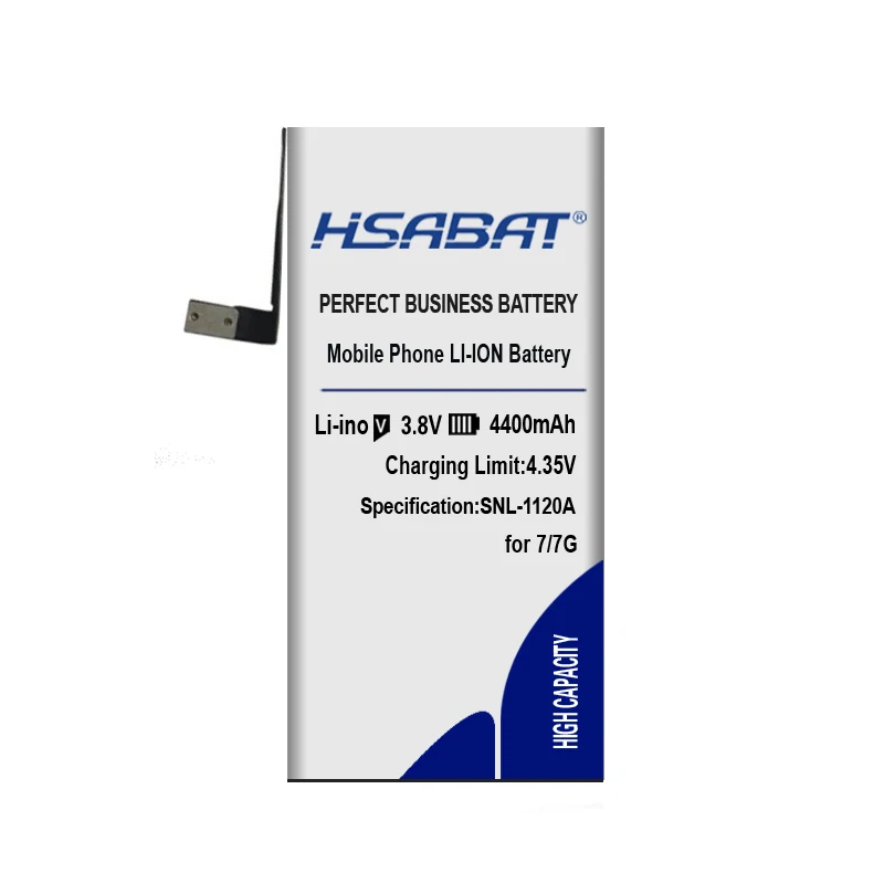 HSABAT 100% New 4400mAh Battery for iphone 7 iphone7 7G iphone7G parcel within tools and Sticker | Мобильные телефоны и