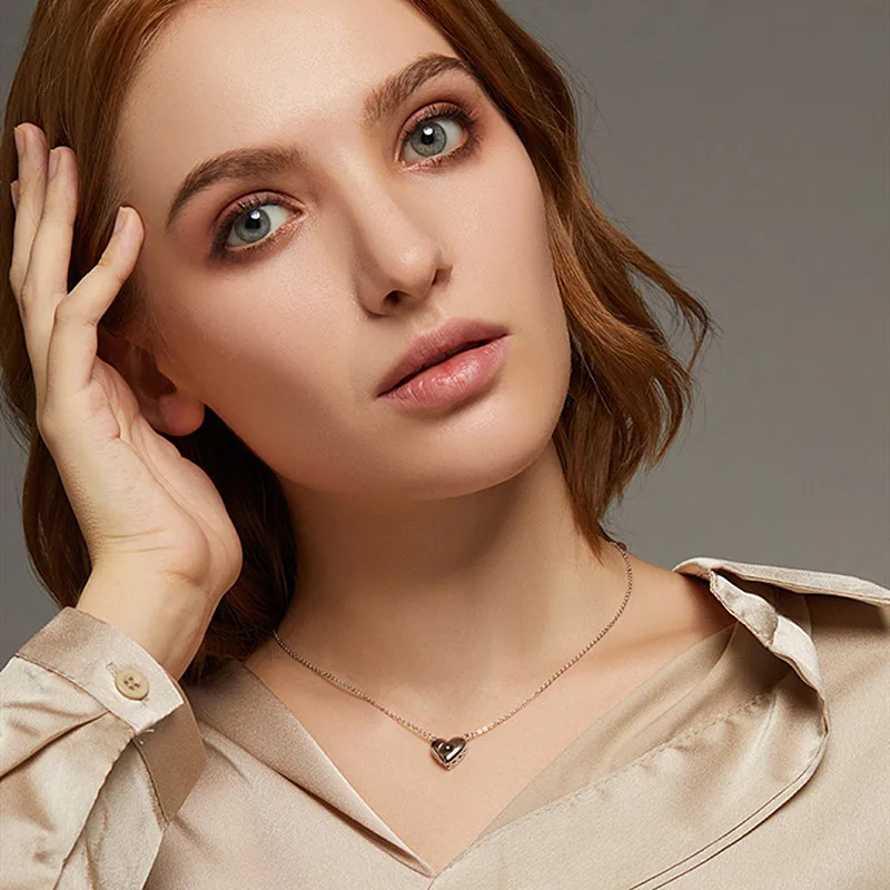 Модные ожерелья из стерлингового серебра 925 пробы с цепочкой для женщин 100 языков