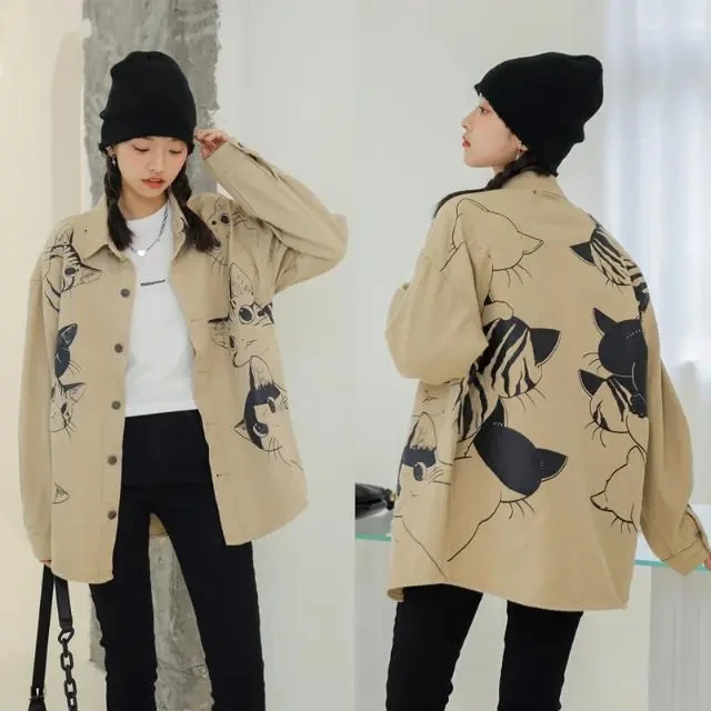 Демисезонная джинсовая куртка женская модная пальто новинка 2022 Корейская