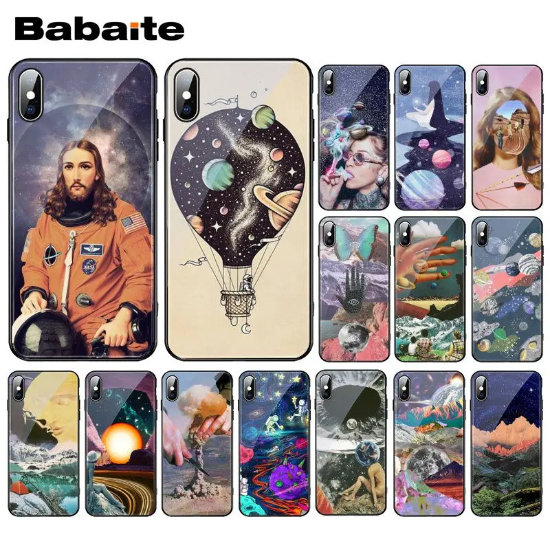 Чехол для телефона Babaite из закаленного стекла iphone 11 Pro Max XS MAX XR 8X7 6S 6 Plus|Бамперы| |