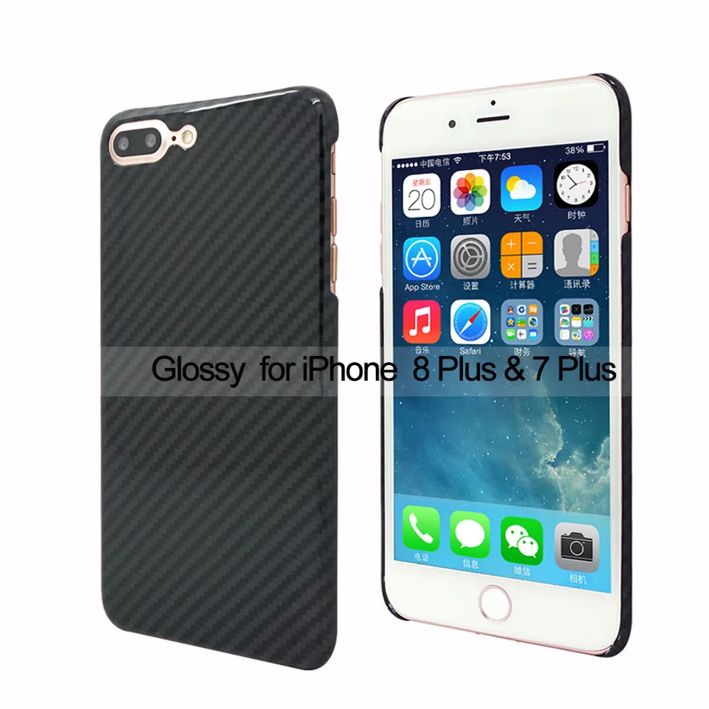 For iPhone 8 7 Plus Новинка для iPhone 11 Pro Max чехол из углеродного волокна с узором ультратонкий защитный чехол из арамидного волокна для iPhone XS XR XS Max X 7 8 Plus - Цвет: For iPhone 8 7 Plus