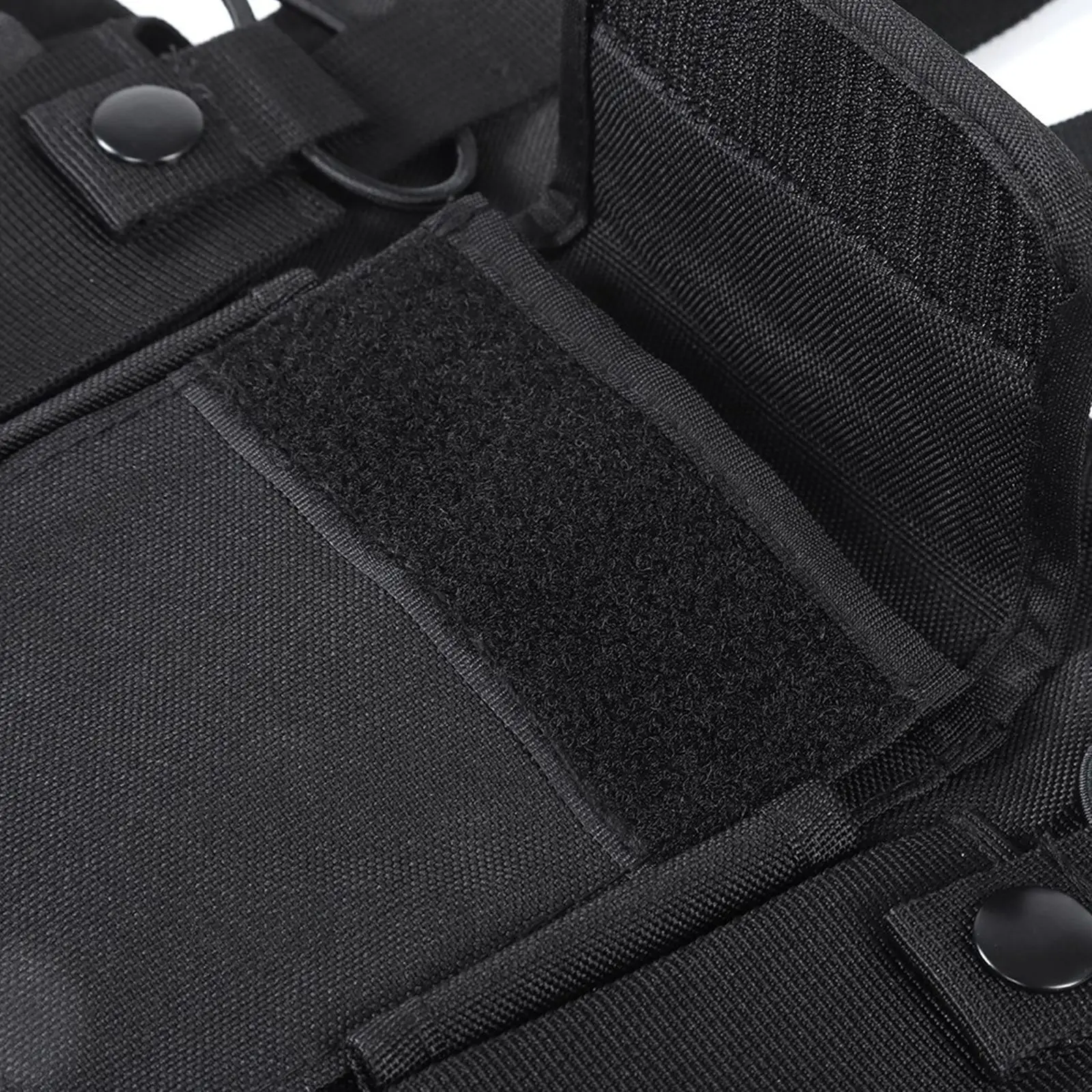 

Nylon Walkie Talkie Bag adjustable shoulder straps Good quality Adjustable Chest Harness Bag for production construction sites