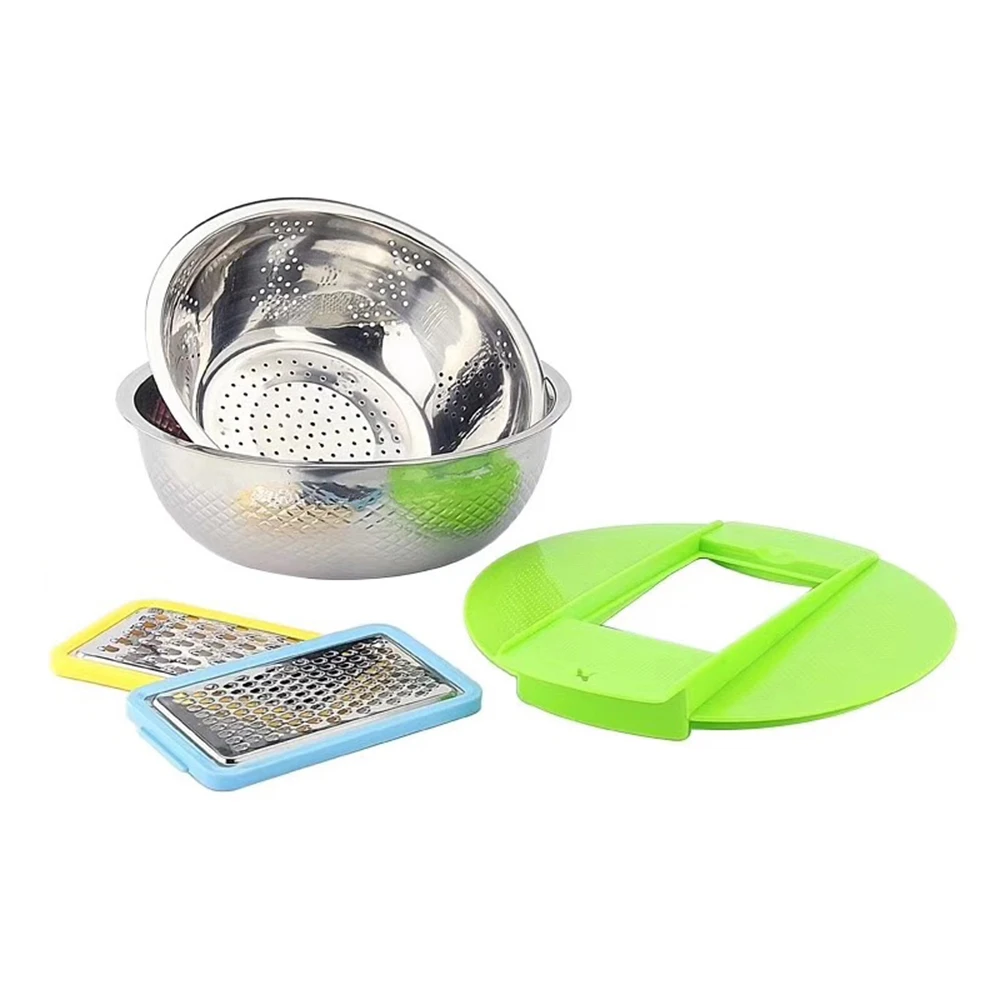 Набор из 5 нержавеющая сталь средство для мытья риса сливная корзина смешивания