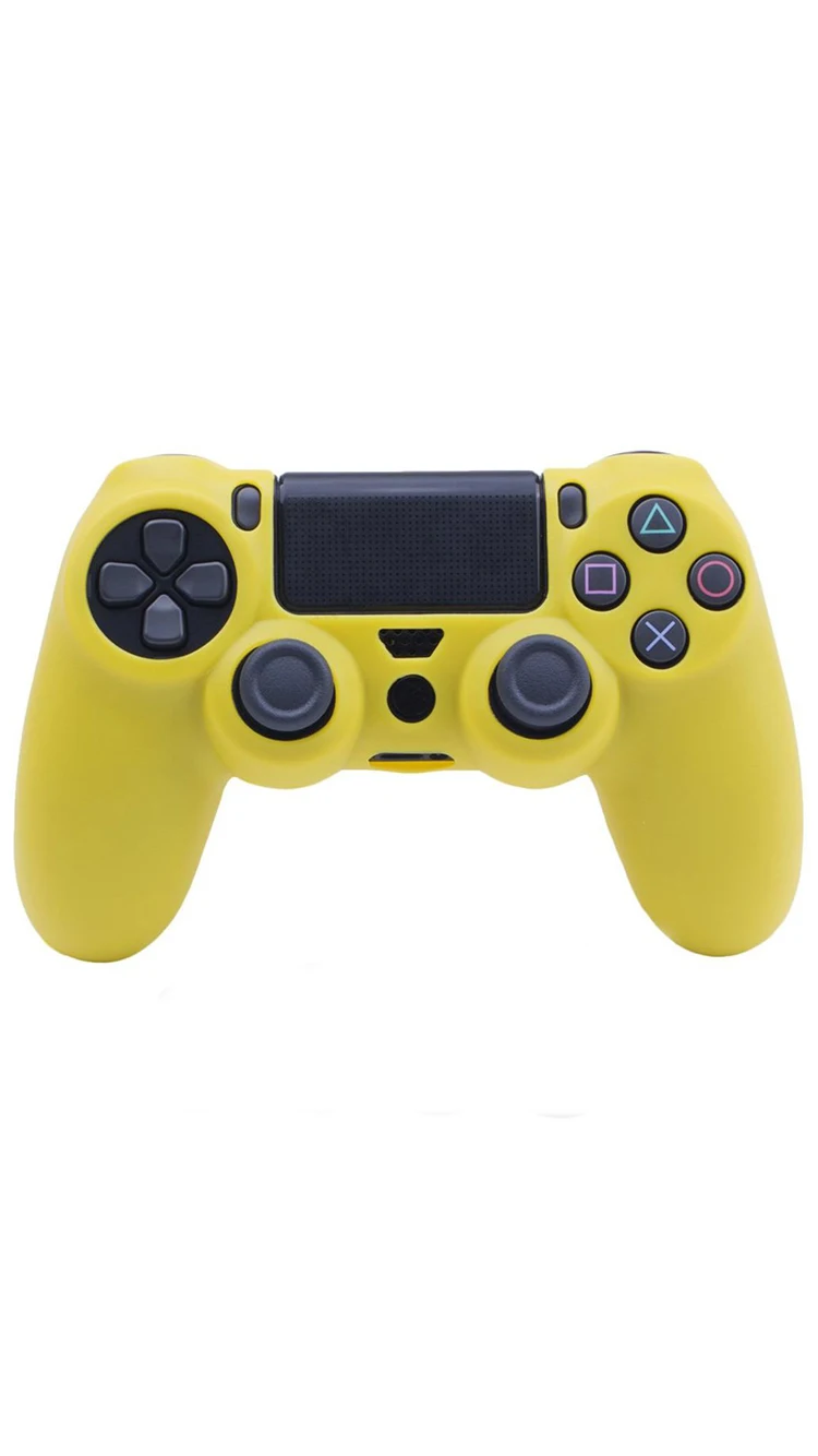 Защитный чехол s для контроллера PS4 силиконовый чехол для контроллера PS4 водонепроницаемый Противопылевой нескользящий корпус игровой консоли - Цвет: Yellow