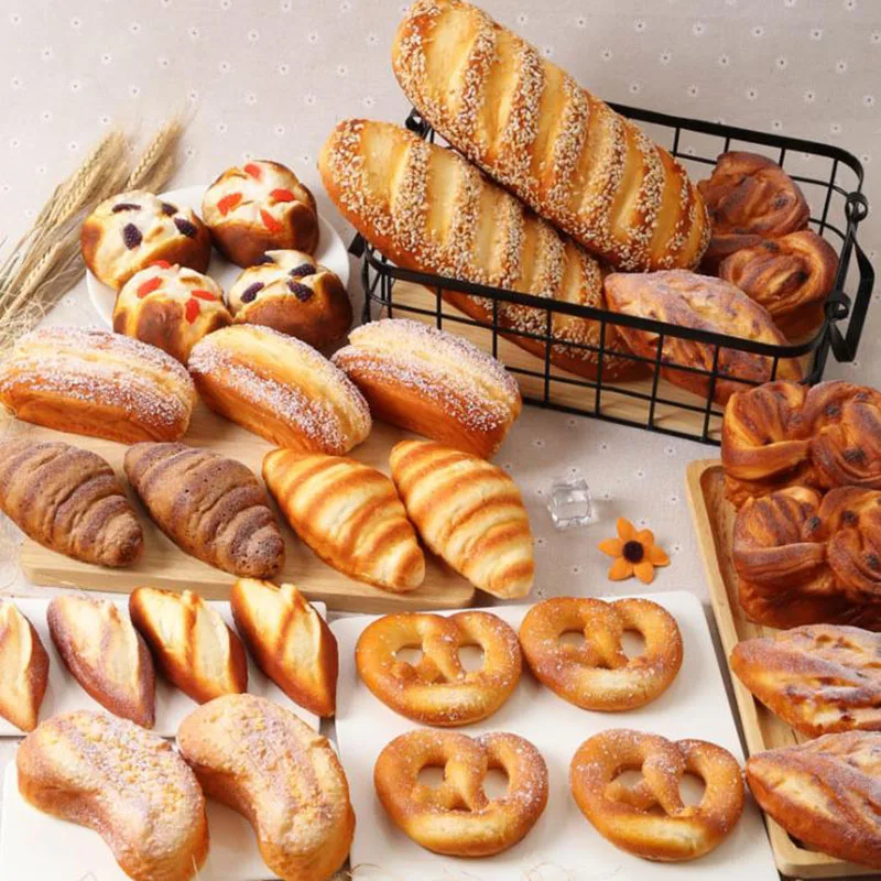 Мягкий искусственный хлеб искусственная еда мягкая пу имитация хлеба модель