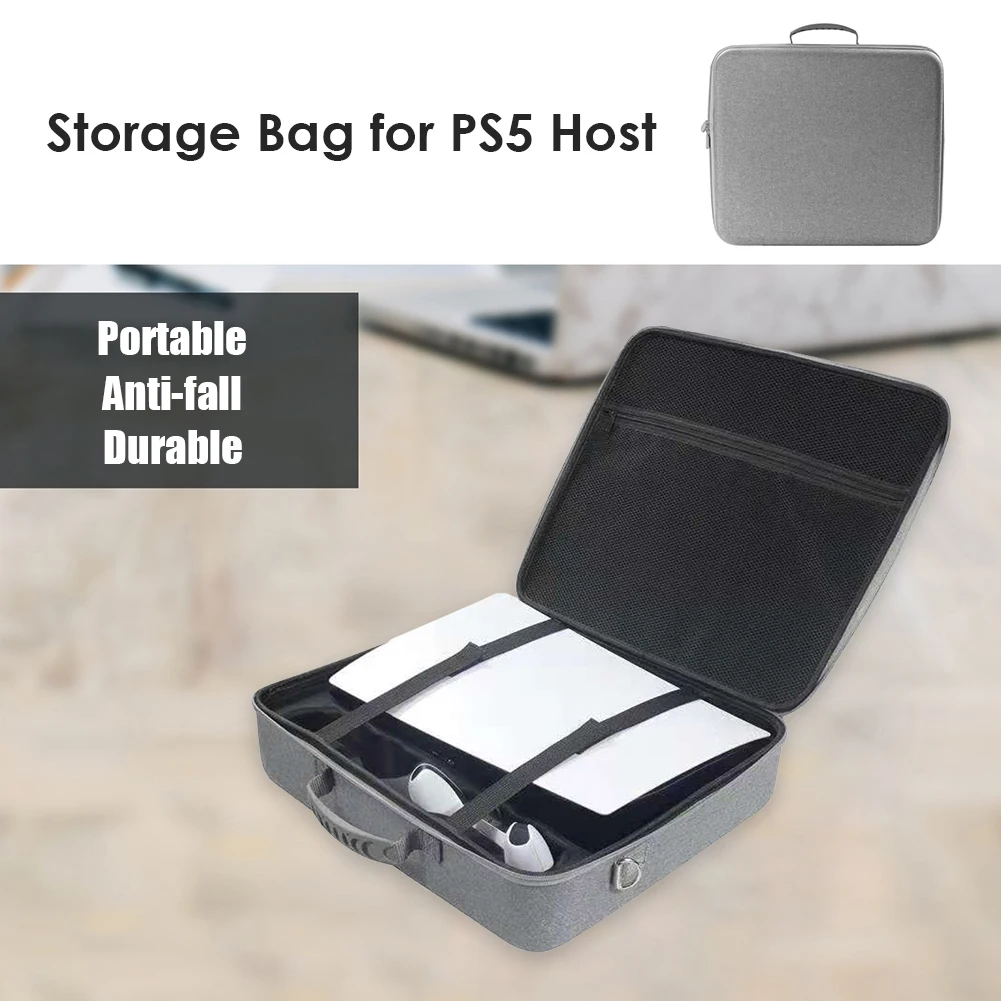

Travel Portable Storage Handbag for PS5 Console Accessories Protective Handle Bag Shockproof Carrying Case