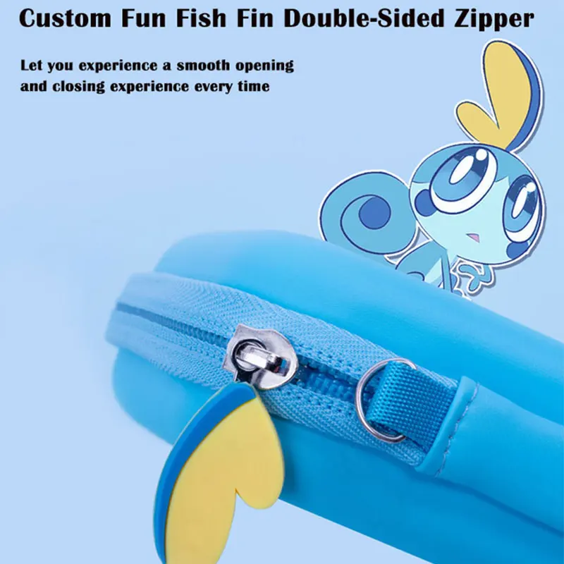 Портативный чехол Nintendo Switch синяя милая сумка для хранения ПУ водонепроницаемый