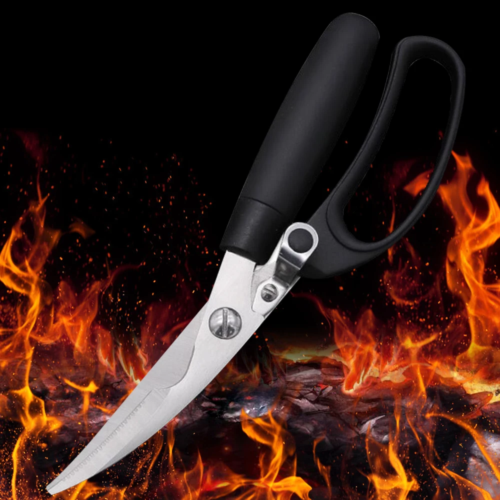 Супермощные кухонные ножницы 4Cr1 3 из нержавеющей стали для птицы курицы утки рыбы