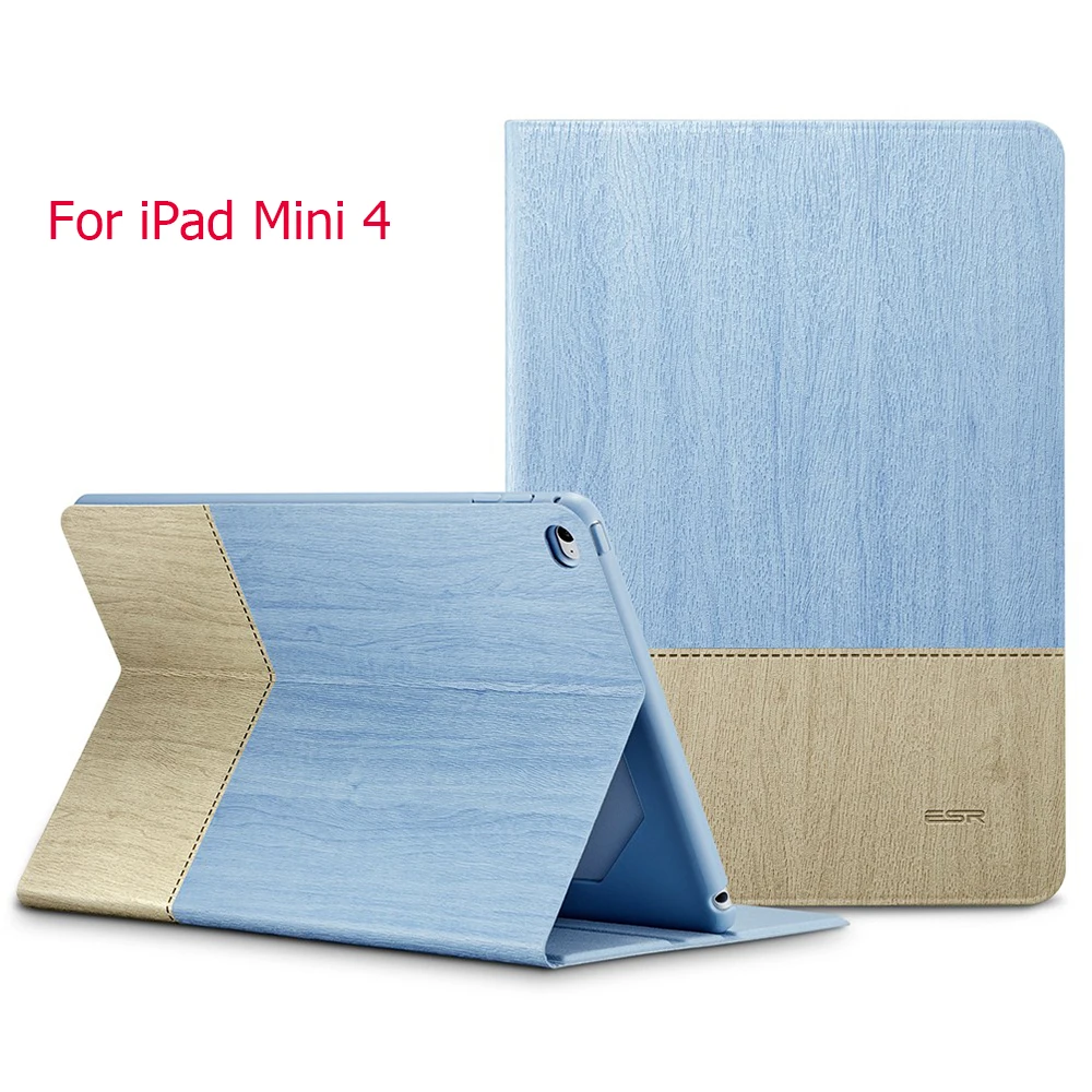 Чехол ESR для ipad mini 5 /ipad mini 4, оксфордская ткань из искусственной кожи, умный чехол-книжка с подставкой, повседневный Стильный чехол для ipad mini 5 - Цвет: sky