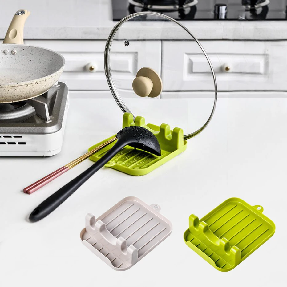 Держатель для кухонных ложек и палочек Basedidea пластиковый поддон крышка кастрюли