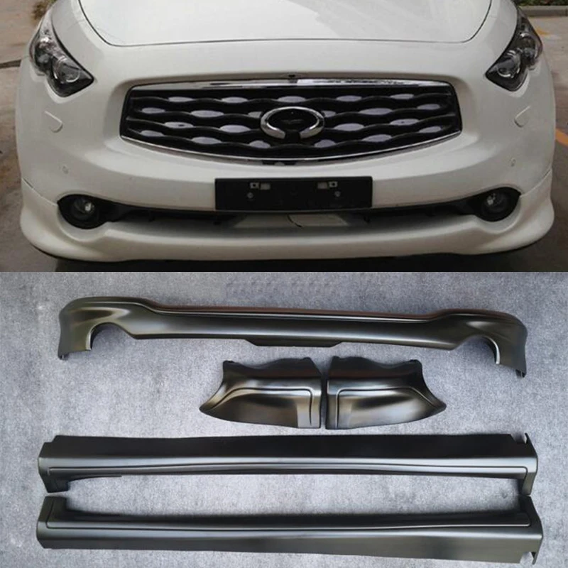 CEYUSOT для переднего и заднего бампера губа задняя боковая юбка Infiniti FX35 FX37 комплект